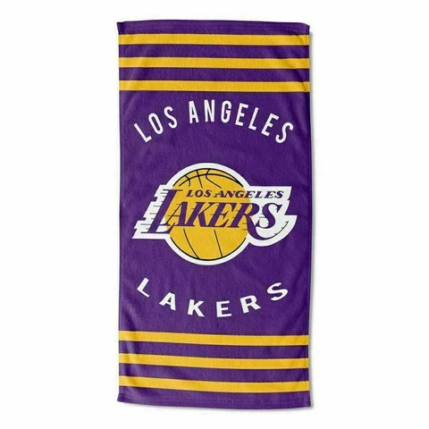 Los Angeles Lakers NBA Beach and Bath Towel 30"x 60" Northwest Cover