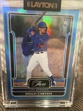 2023 Panini Three and Two Diego Cartaya Holo Platinum Blue 1/1 RC