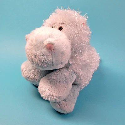 Ganz Webkinz Blue Hippo Plush Stuffed Animal Toy Lil Kinz Mascot No Code - Image 1 of 4