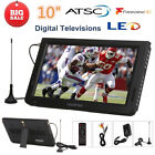 10in Portable TV ATSC Digital Television 16:9 TFT LED 1080P HD Video Player D0Q7