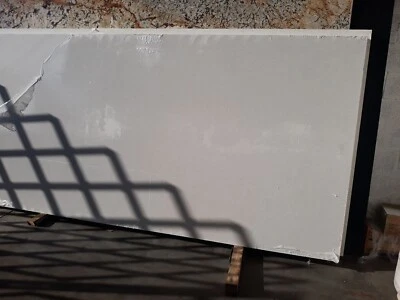 Quartz Slab Polished white sparkling 127x64x 1 1/4 (Sq Ft ) for countertop - Image 1 of 4