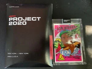 Topps Project 2020 Bob Gibson #84 by Ermsy w/ Box PR 14,876 SHIPS NOW! - Picture 1 of 3
