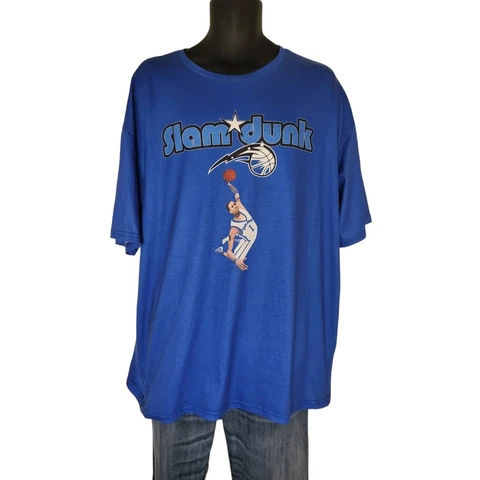 NBA Shein Tracy Mcgrady Slam Dunk Orlando Magic Sz M Tshirt Men Cover