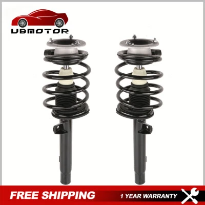 Pair 2 Front Complete Struts Shocks For 2000-2005 BMW 320i 323i 325Ci 330i 328i Foto 1 de 4