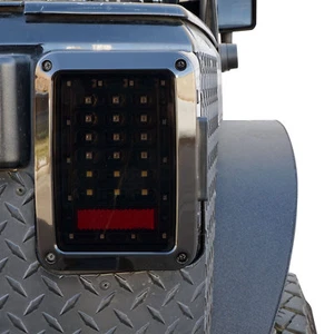 Juego de luces traseras LED carcasa de humo para Jeep Wrangler JK 2007-2017 luz trasera de freno - Imagen 1 de 11