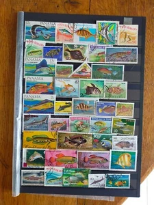 +40 Timbres Poissons ( lot S 158 ) - Photo 1/1