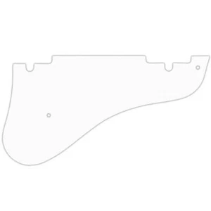 USA CUSTOM PICKGUARD für EPIPHONE® 2009-now EMPEROR SWINGSTER® 3ply PG WHITE WBW - Picture 1 of 1