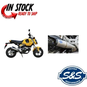 S&S CYCLE GRAND NATIONAL SLIP-ON EXHAUST HONDA 2022-2023 GROM 550-1072 - Picture 1 of 5