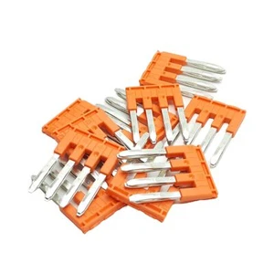 Lot of 10 TE Connectivity 1SNK905304R0000 Jumper Bars, 4-Position, 5.2mm Pitch - Picture 1 of 4