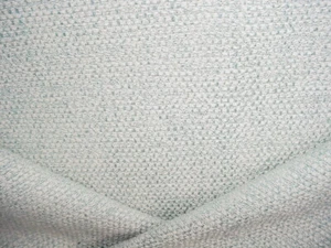 4-1/8Y Clarke & Clarke F0581 Angus Baby Blue Ecru Textured Upholstery Fabric - Picture 1 of 3