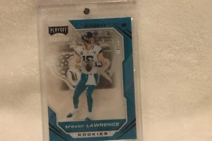 Trevor Lawrence 2021 Panini Chronicles Playoff Momentum Purple Rookie #D/49 - Bild 1 von 6