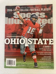 2016 Sports Illustrated OHIO STATE JT Barrett College Football Playoff rivista - Foto 1 di 4
