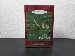 Hallmark Keepsake Ornament 2000 Peter Pan Off to Neverland 2000 Tinker Bell - Foto 1 di 4