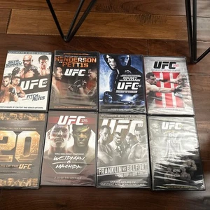 UFC 175-103-166-152-117-170 Plus Others 8 DVD Lot Brand New Sealed - Picture 1 of 3