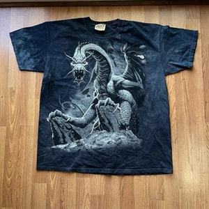 Y2K dragon affliction design AOP graphic tee | size XL - Picture 1 of 7