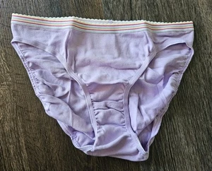 Bragas de bikini Victoria Secret grandes elegantes violeta firma 2005 100 % algodón  - Imagen 1 de 4