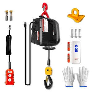3 in 1 Elektrische Hubwinde, 1100lbs Tragbare Elektrische Power Winch mit Draht... - Bild 1 von 8