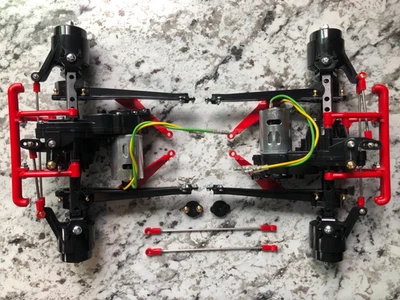 Tamiya Super Clodbuster Axles w/full bearings NEW - Image 1 of 4