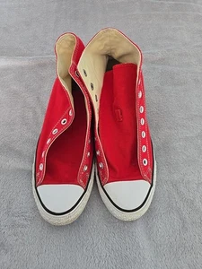 Converse Shoes Men's Size 9 Vintage Chuck Taylor All Star red High Top Sneakers - Picture 1 of 9