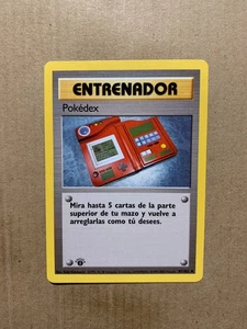 1st Edition SPANISH Pokedex 87/102 Base Set - Uncommon Pokemon Card - NM/Mint - Picture 1 of 2