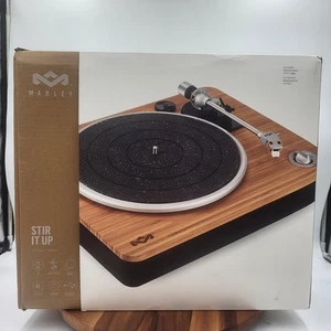  New House of Marley Turntable Vinyl Record Player Stir It Up 33/45 Auto Pitch - Picture 1 of 24