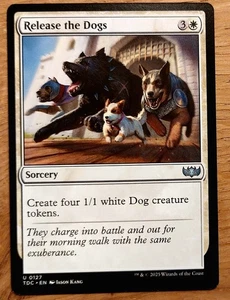 MTG Magic: Die Hunde loslassen, Release the Dogs, English Nearmint TOKENS - Bild 1 von 1