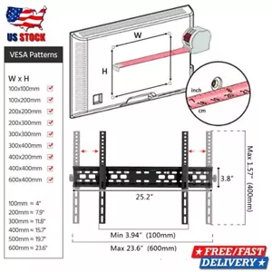 32" 37" 40" 42" 47" 50" 52" 55" 70" Soporte de montaje en pared Soporte de TV con nivel de espíritu - Imagen 1 de 20