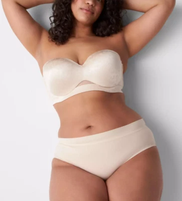 Panty Cacique Comfort Bliss Hipster dólar de arena desnudo talla grande 18/20* Foto 1 de 2