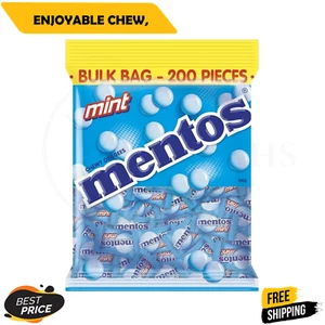 Mentos Mint Candy Pillowpack, Minty Freshness and Enjoyable Chew, 540g NEW AUS - Picture 1 of 6