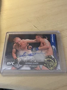 2015 Topps Ufc High Impact Dennis Siver Autograph - Picture 1 of 2