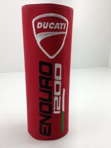 Fork Stem Cover For Ducati Multistrada 1200 Enduro Pair Red Made in Italy - Picture 1 of 3