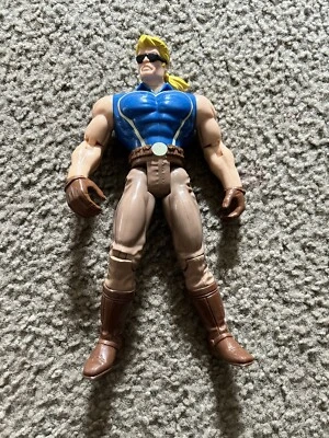 Figura de acción de colección Marvel Ghost Rider Johnny Blaze Toy Biz 1995 suelta sin abrigo Foto 1 de 4