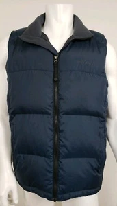 Chaleco amortiguador para hombre Eddie Bauer talla mediana ganso sin mangas exterior azul - Imagen 1 de 8