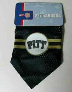 PITTSBURGH PITT PANTHERS DOG CAT PET MESH JERSEY BANDANA SMALL/MEDIUM - Picture 1 of 2