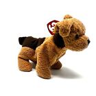 Peluche Ty Beanie Babies Collection Tuffy the Terrier Dog #104 estampillée
