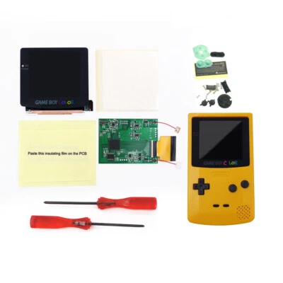 V5 Laminated OSD Menu Retro Pixel IPS LCD Screen Backlight For GBC With w/ Case - Image 1 of 4