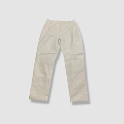 $475 AS by DF женщин белый Denise переработанная кожа брюки размер 12 - Изображение 1 из 4