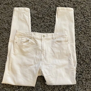 Ladies Warehouse White Skinny Jeans with stretch Waist 30"/Leg 26" - Picture 1 of 6