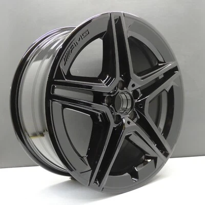 Mercedes Gle AMG 167 Glanz Schwarz 20 " Alu Felge 9J OEM Vorne A1674013200 X1 - Bild 1 von 4