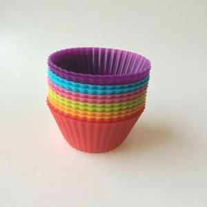 Muffinförmchen Kitchen Craft Silikon Cupcake Backen 7cm Durchm. formstabil 12 St - Bild 1 von 8