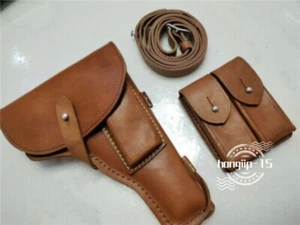 Tokalev Carrying Handgun Leather Case Vietnam War China Type 54 Tt CS Gift 1PC - Picture 1 of 7