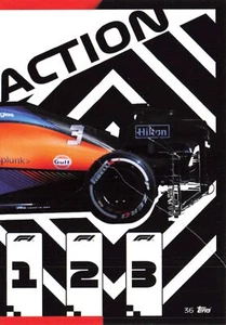 McLaren F1 Car Puzzle Rear 2021 Topps Turbo Attax Formula 1 #36 McLaren F1 - Picture 1 of 2