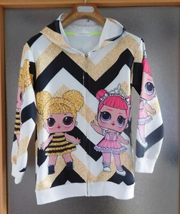 Schöne LOL-Bluse für Mädchen mit Kapuze Gr.150 - Bild 1 von 3