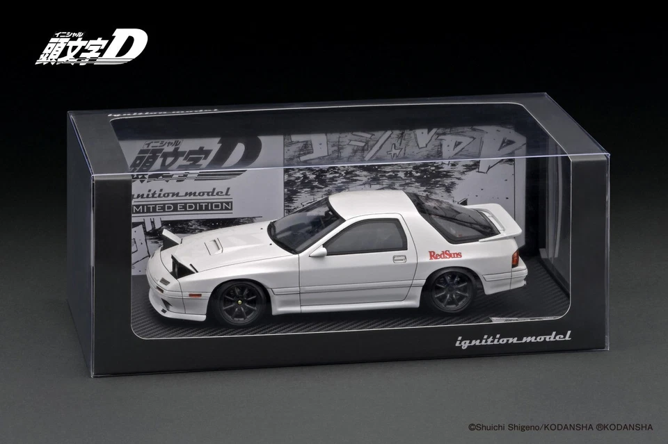 1/18 IG ignition #IG2047 Mazda FEED RX-7 (FD3S) 魔王 White with carbon bonnet
