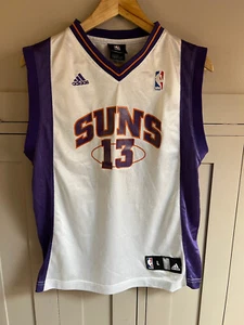 Adidas Phoenix Suns Nash #13 ladies jersey | White/Purple | Large - Picture 1 of 8