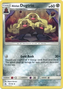 Pokemon - Alolan Dugtrio - 79/156 - Uncommon - Sun and Moon Ultra Prism - NM - Picture 1 of 1