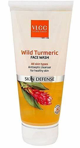 VLCC Herbal Wild Turmeric Face Wash 80ml Antiseptic Cleanser For Healthy Skin - Image 1 of 1