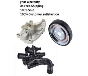 Water Pump + PULLEY + Thermostat for MINI Cooper  11517619020 + 11517648827