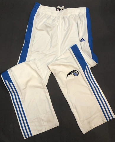 Orlando MAGIC WARM UP PANTS Player Tear Away  White Rookie XL Tall XLT Cover
