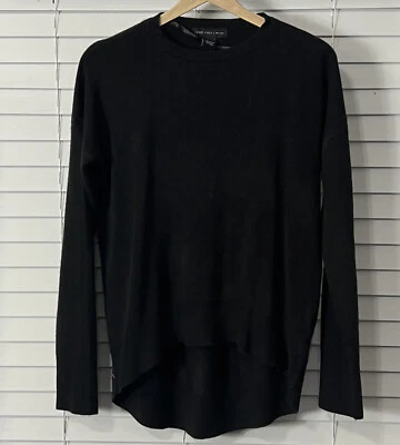 Suéter para mujer Joan Vass New York talla pequeña negro 100 % acrílico Foto 1 de 2